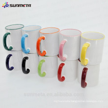 Thermal transfer Mug 11oz ceramic mug, color mug whole sale